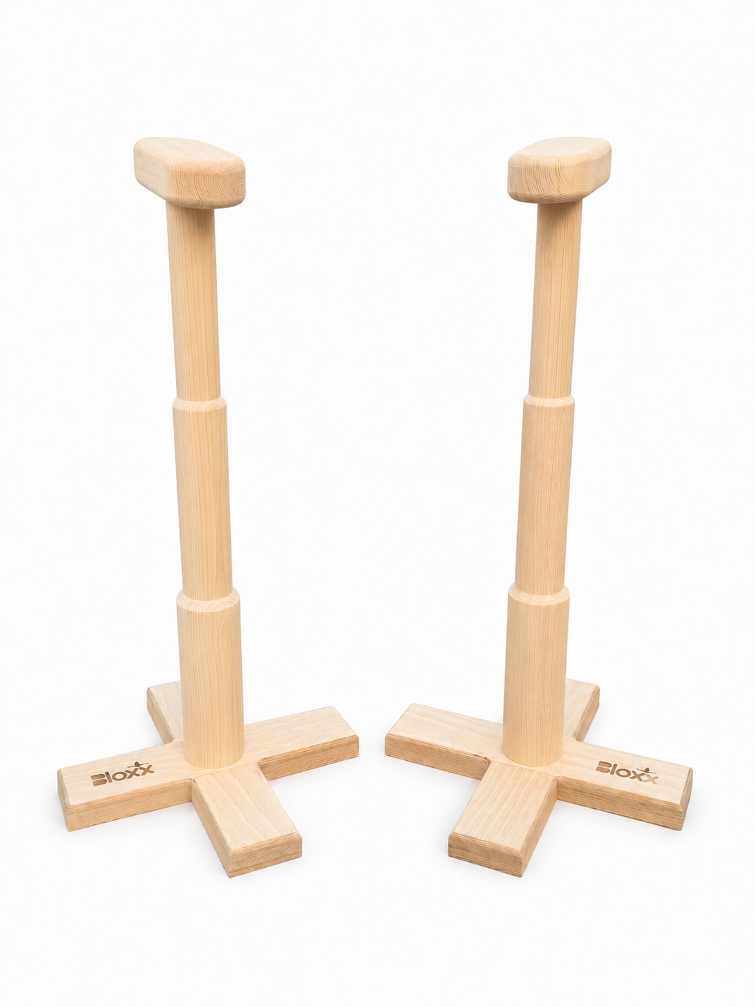 Gymnastics Handstand Trainer Blocks – Wooden Cross Base Tall 59cm | Bl ...