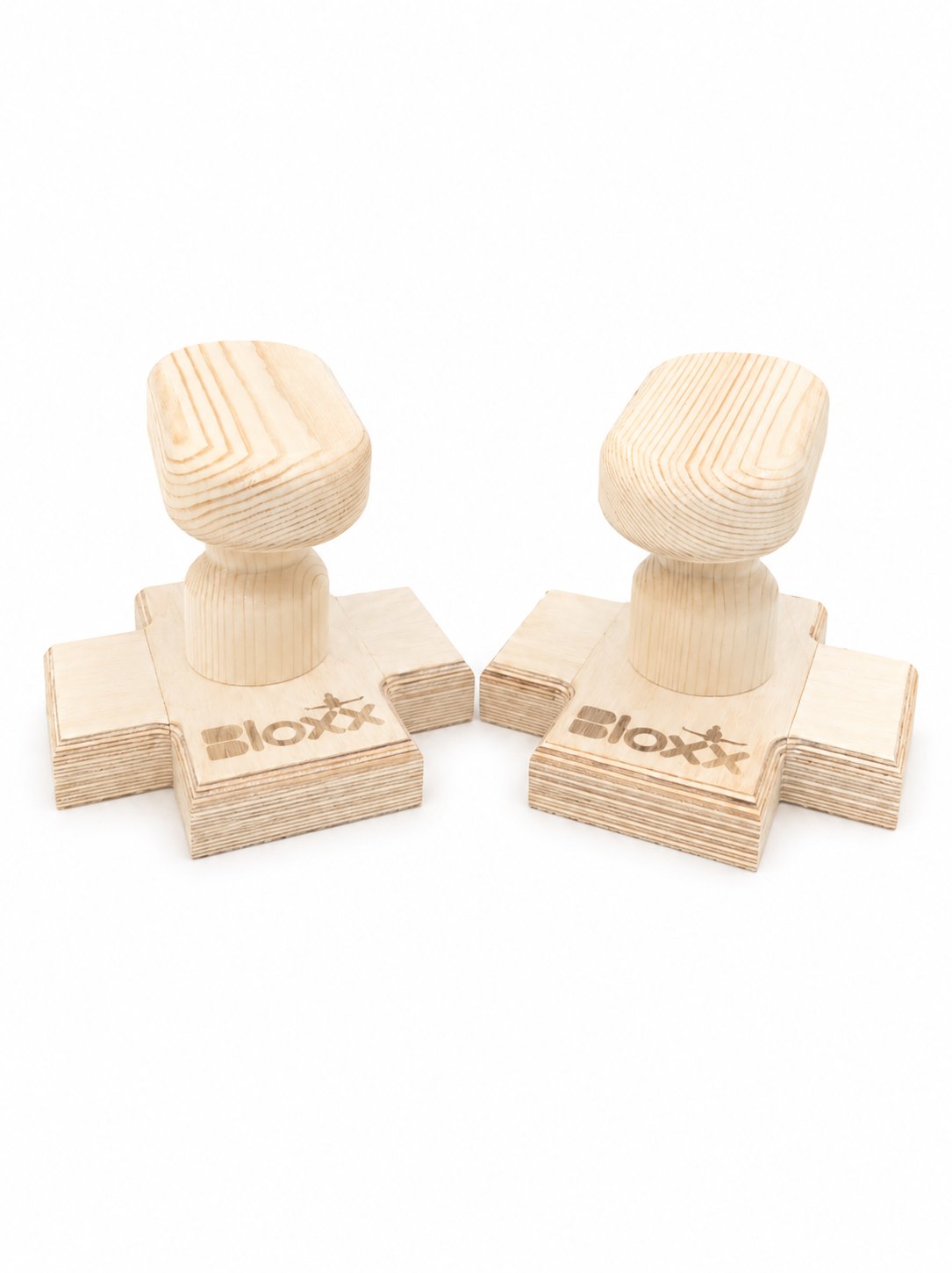 Gymnastics Handstand Trainer Blocks – Wooden Cross Base Short 14cm | Bloxx