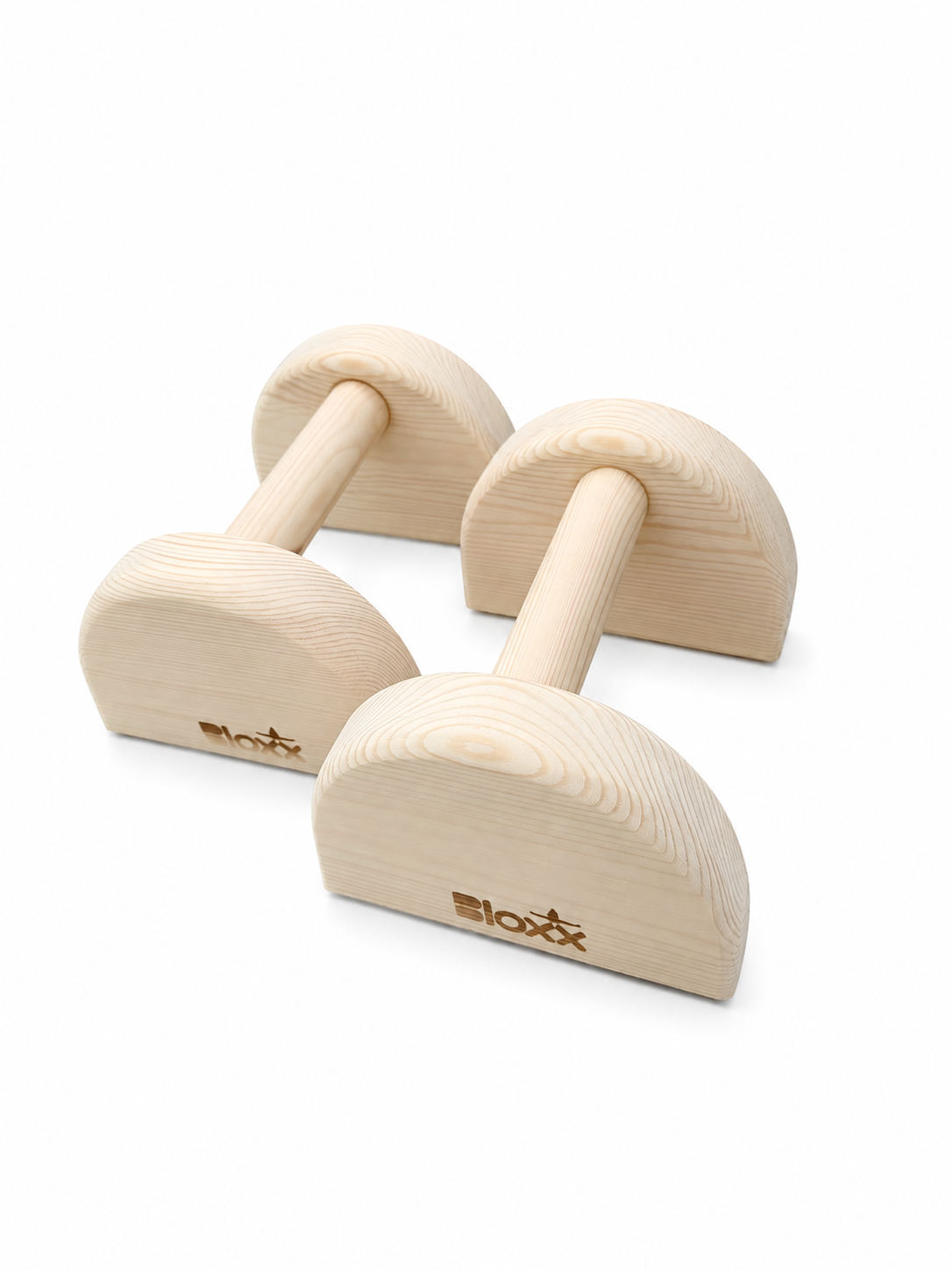 Bloxx Short Wooden Parallettes 25cm