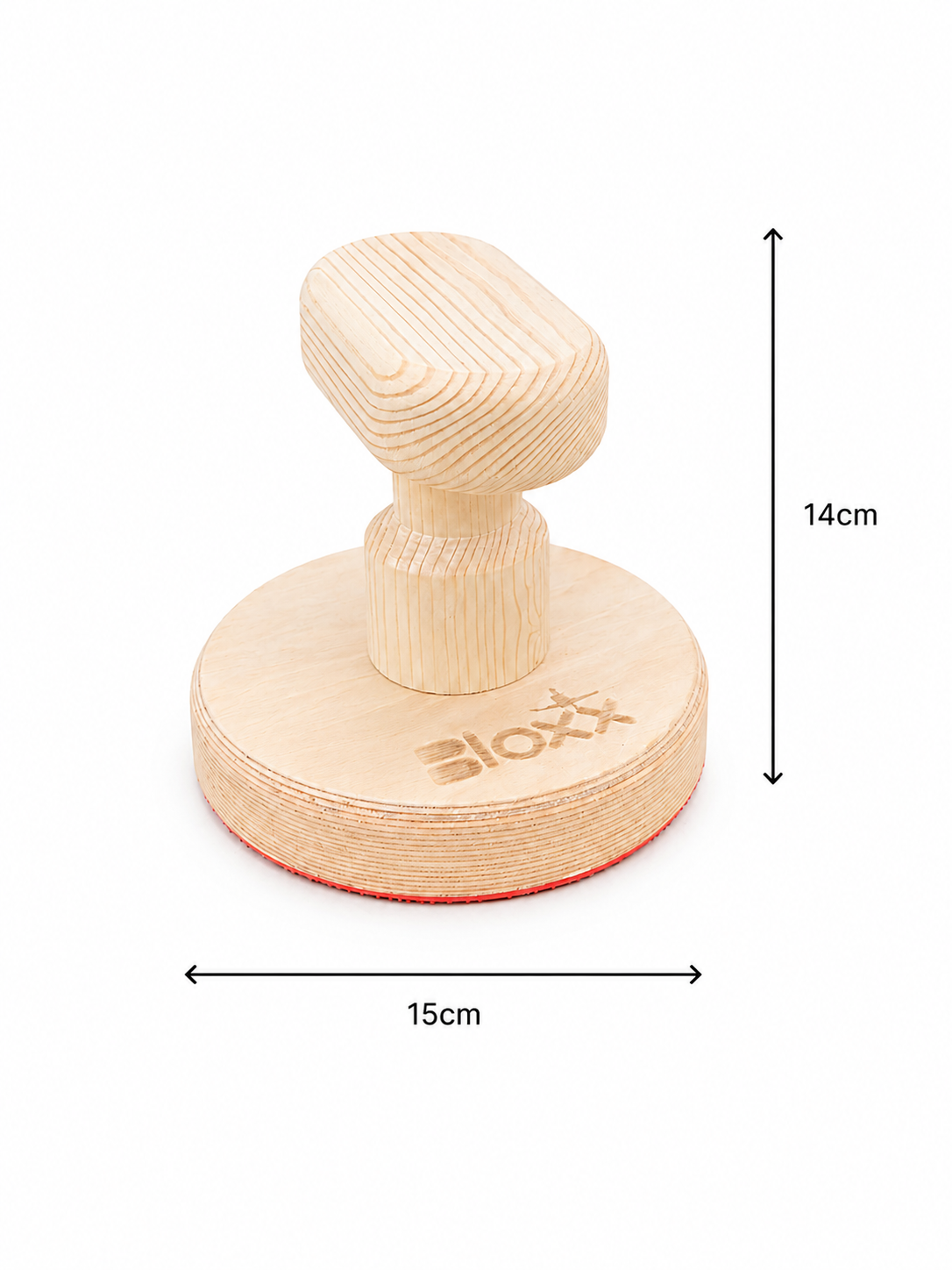 Gymnastics Handstand Trainer Blocks – Wooden Round Base Short 14cm | Bloxx